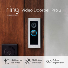 Load image into Gallery viewer, Ring Video Doorbell Pro 2 with Plug-In Adapter