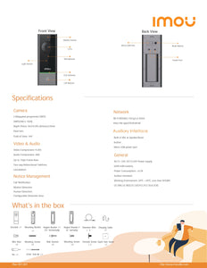 Imou DB60 Doorbell & Chime Kit