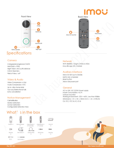 Imou DB61i Wi-Fi Video Dorbell