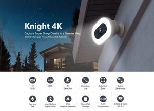 Imou Knight Full Colour 4K Smart Wi-Fi CCTV Camera