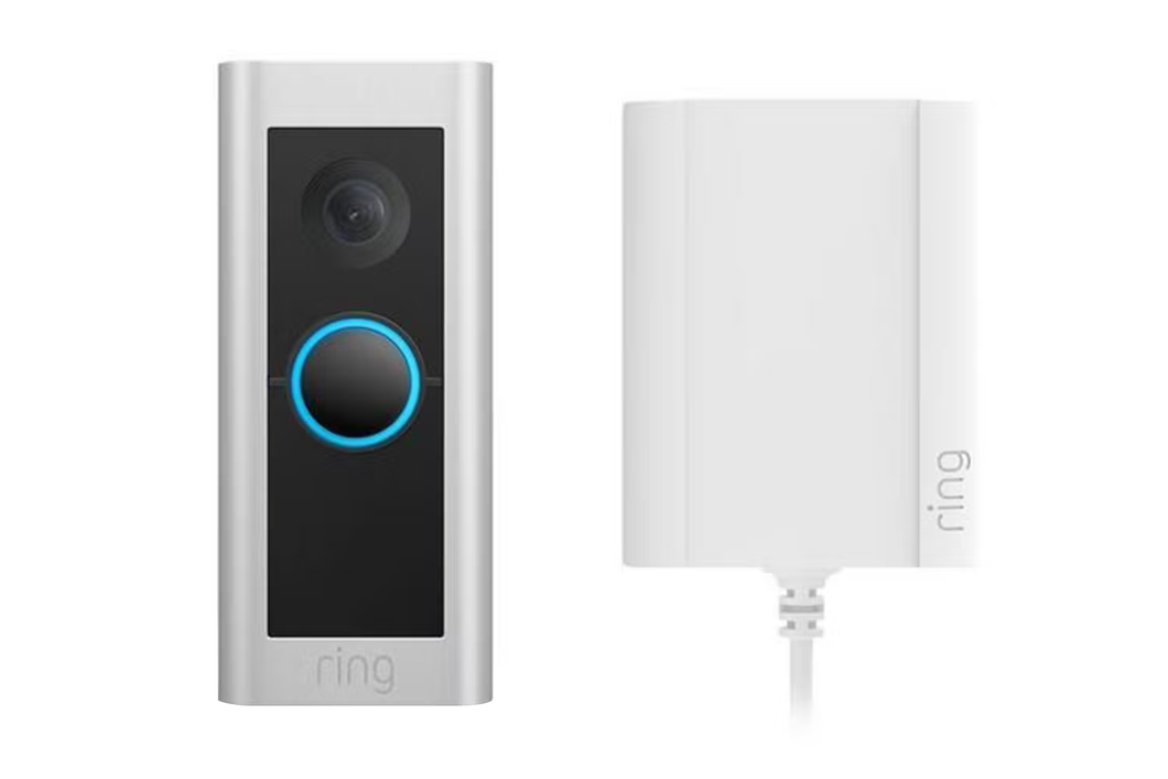 Ring Video Doorbell Pro 2 with Plug-In Adapter